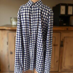 Kenneth Cole Men's Gingham Shirt Size Medium